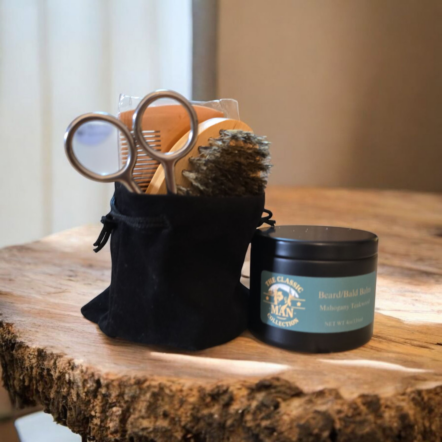 Beard & Bald Balm + Essential Care Bundle – The Perfect Pair Grooming Set